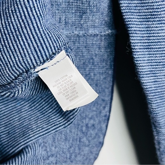 Bonobos “Midnight Blue” Striped Cotton Slim Crew Neck M - Picture 5 of 7